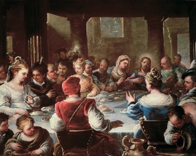 Die Hochzeit zu Kana von Luca Giordano